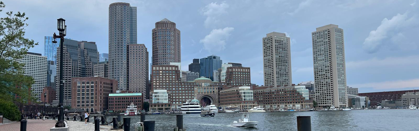 Boston waterfront skyline